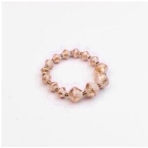 Cream & Gold “Collector” Bracelet Paper Beads